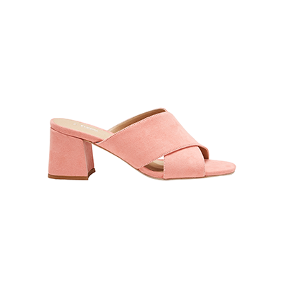 Block Heel Mule Sandals - Oxford Street