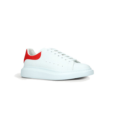 Alexander McQueen Show Suede Trimmed Leather Platform Trainers - Oxford ...