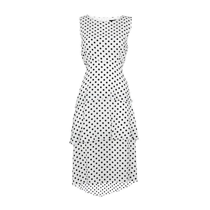 Polka Dot Tiered Dress - Oxford Street