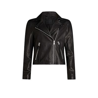 AllSaints Dalby Leather Biker Jacket - Oxford Street