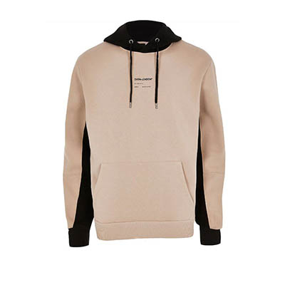 stone colour hoodie