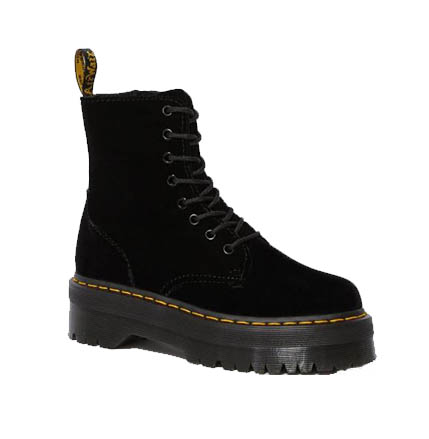 Jadon Velvet Platform Boots - Oxford Street